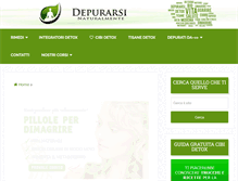 Tablet Screenshot of depurarsi.com